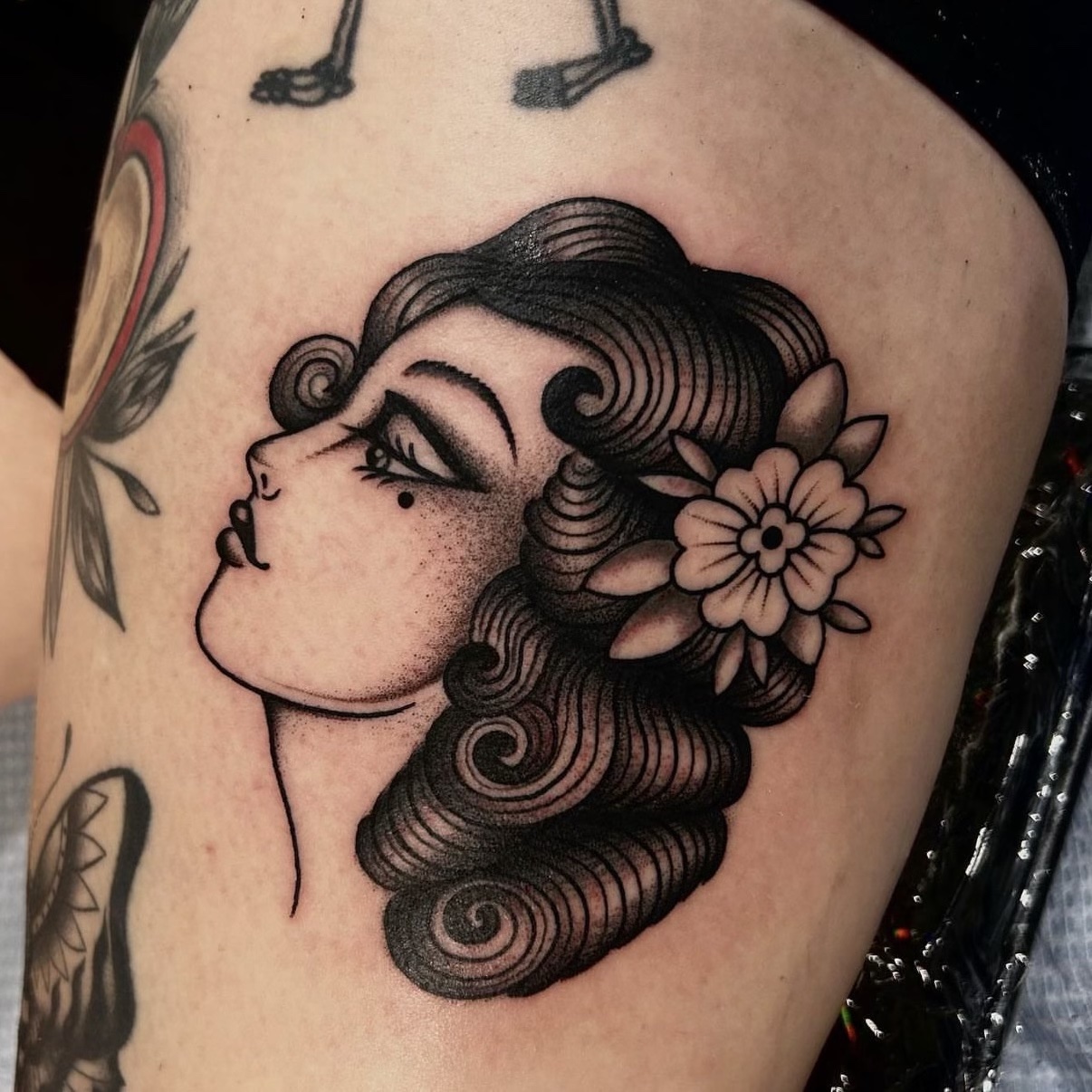 flash lady tattoo