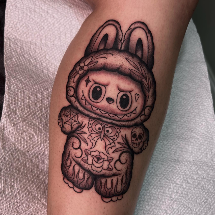 Artwork with henna and decoration